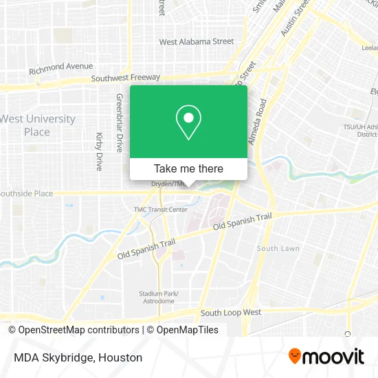 Mapa de MDA Skybridge