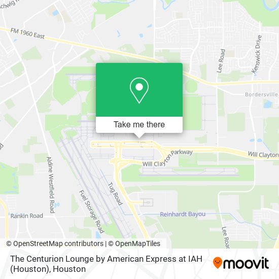 Mapa de The Centurion Lounge by American Express at IAH (Houston)