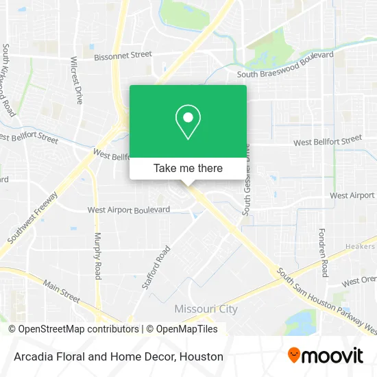 Arcadia Floral and Home Decor map