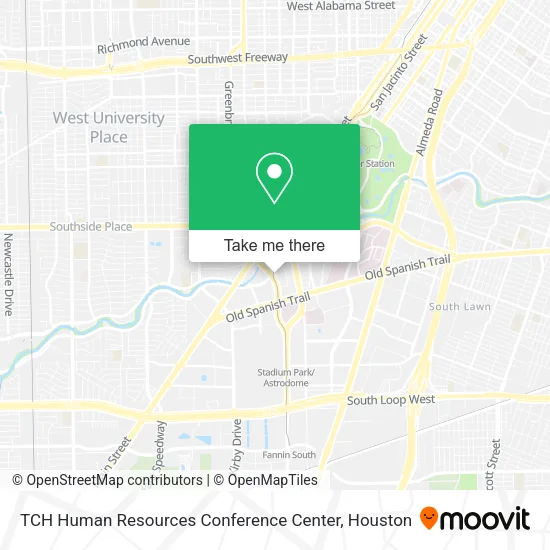 TCH Human Resources Conference Center map