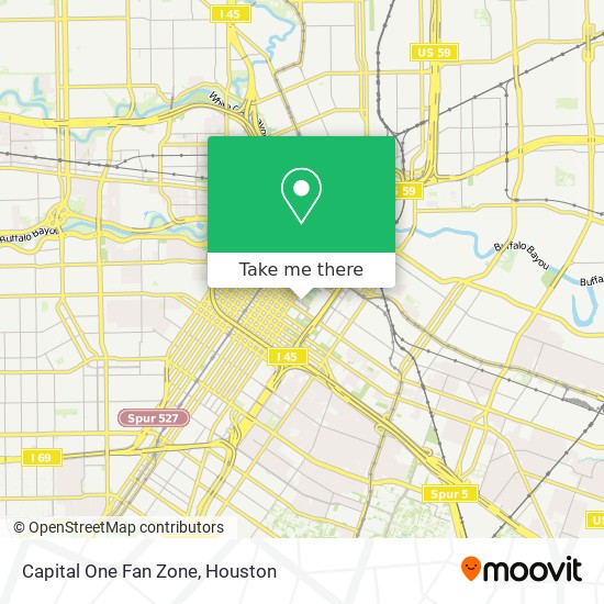 Capital One Fan Zone map