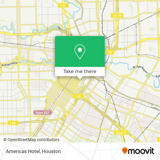 Mapa de Americas Hotel