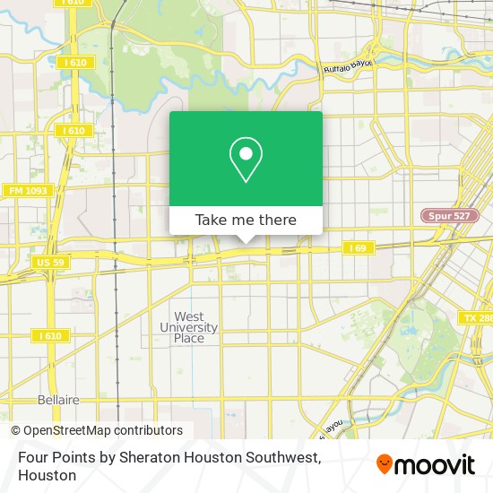 Mapa de Four Points by Sheraton Houston Southwest