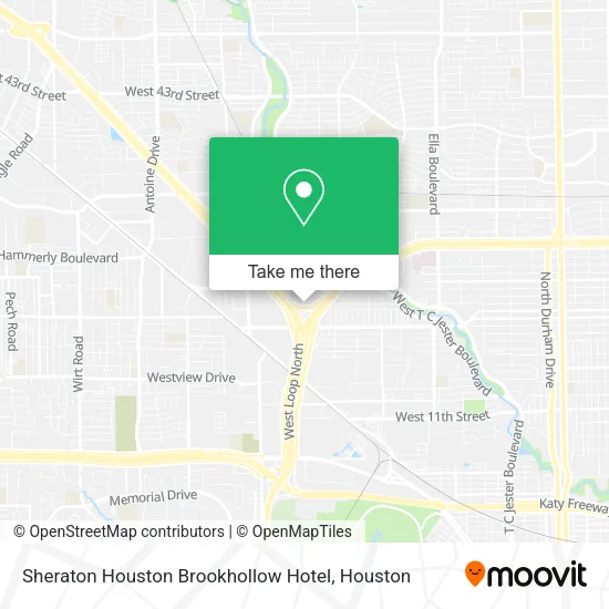 Mapa de Sheraton Houston Brookhollow Hotel