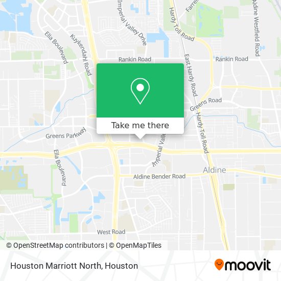 Houston Marriott North map
