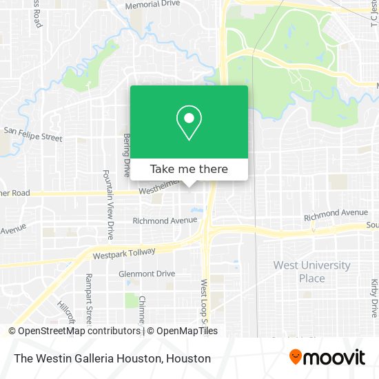 Mapa de The Westin Galleria Houston