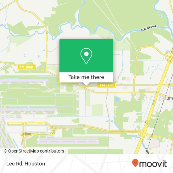 How to get to Lee Rd in Houston by Bus?