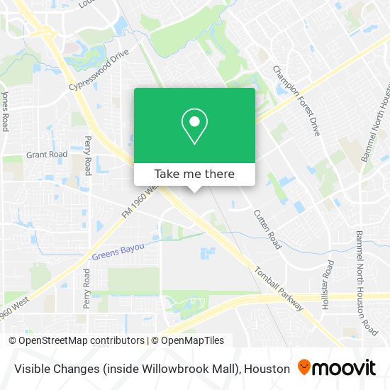 Visible Changes (inside Willowbrook Mall) map