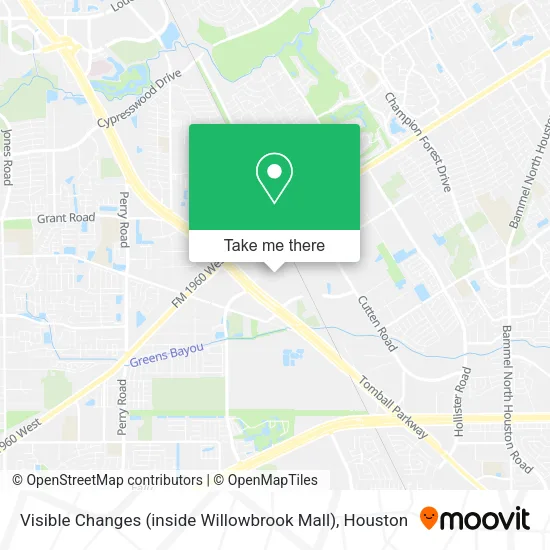 Mapa de Visible Changes (inside Willowbrook Mall)