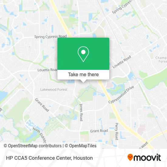 HP CCA5 Conference Center map
