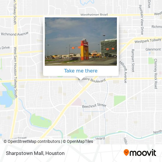 Mapa de Sharpstown Mall