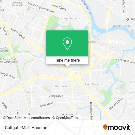 Gulfgate Mall map