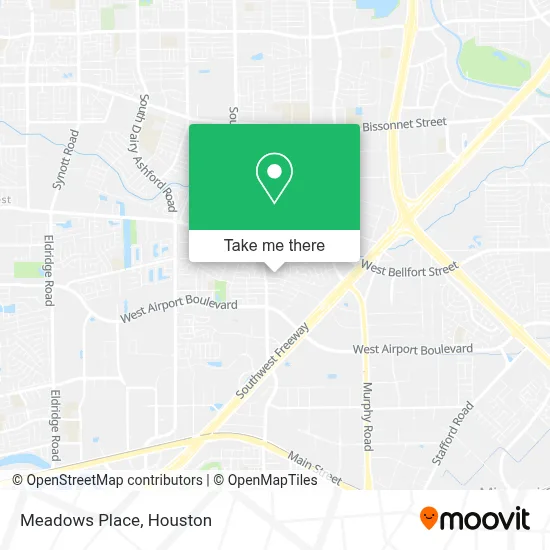 Meadows Place map
