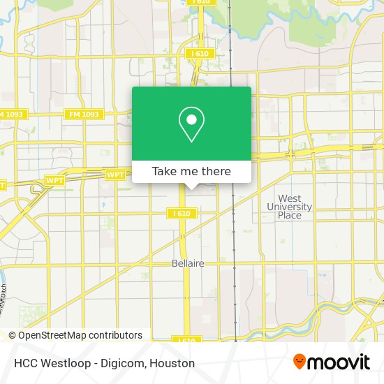 HCC Westloop - Digicom map