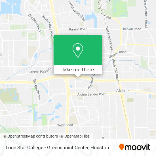 Lone Star College - Greenspoint Center map