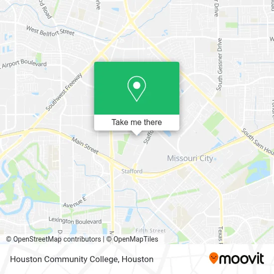 Houston Community College map