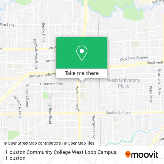 Houston Community College West Loop Campus map