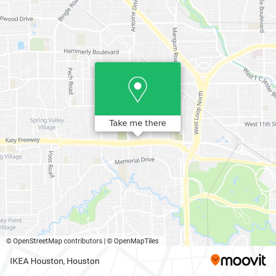 Mapa de IKEA Houston