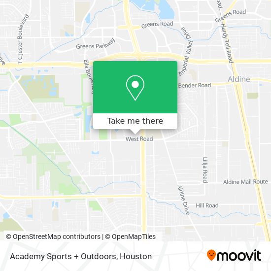 Academy Sports + Outdoors map