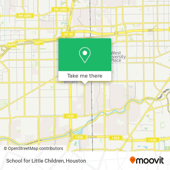 School for Little Children map