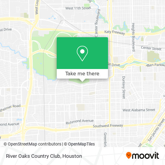 River Oaks Country Club map