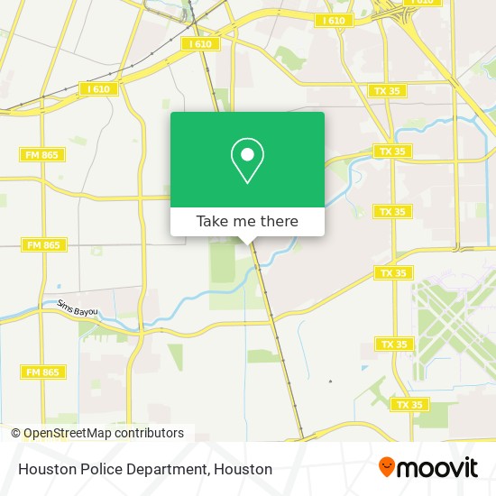 Houston Police Department map