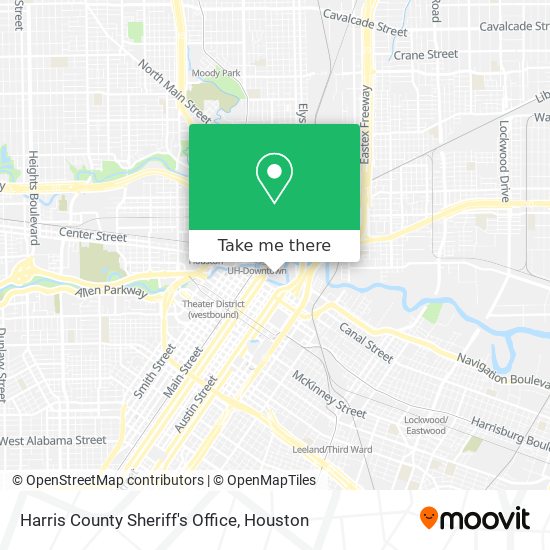 Mapa de Harris County Sheriff's Office