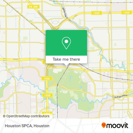 Houston SPCA map