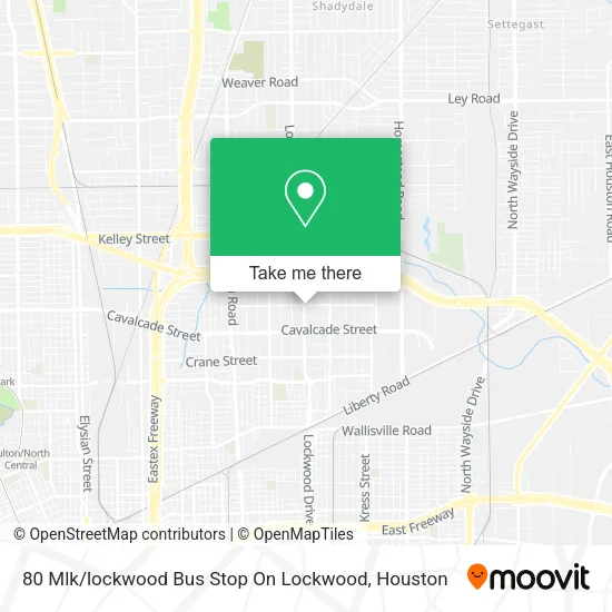 80 Mlk / lockwood Bus Stop On Lockwood map