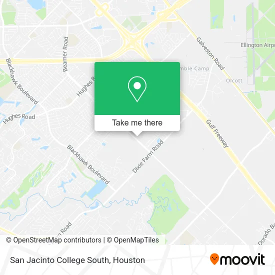 San Jacinto College South map