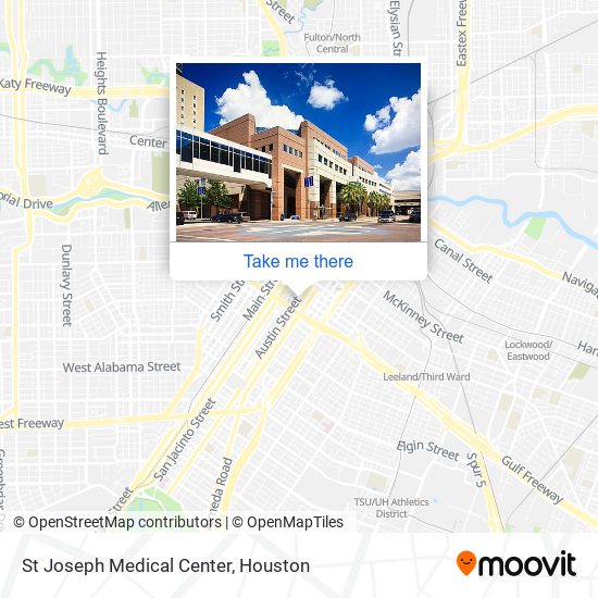 Mapa de St Joseph Medical Center