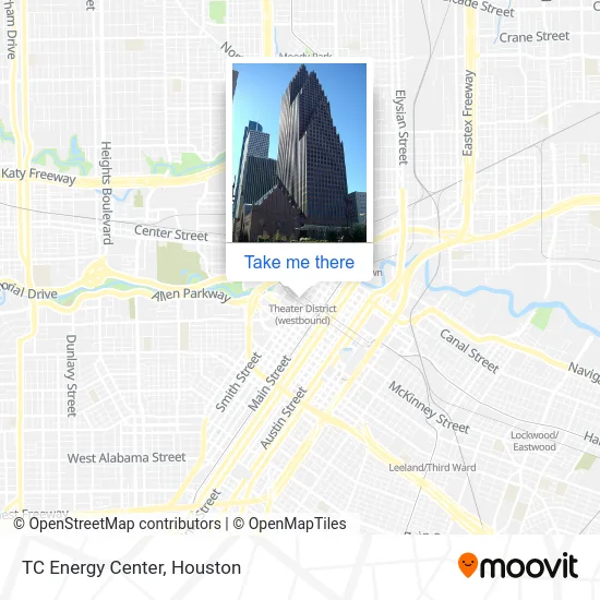 TC Energy Center map