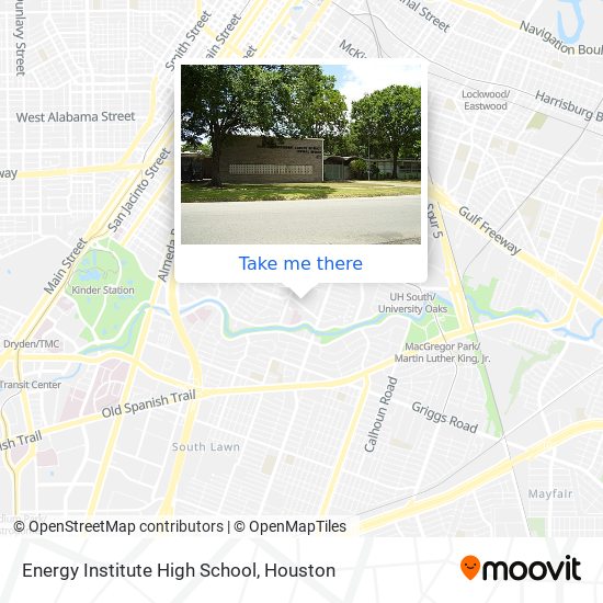 Energy Institute High School map