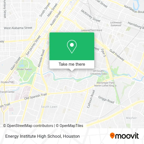 Energy Institute High School map