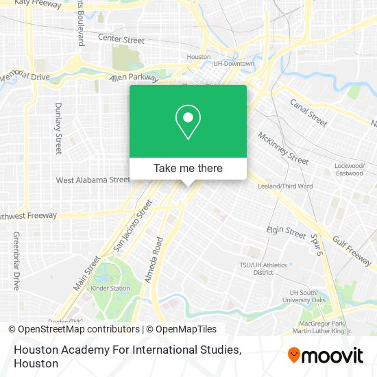 Houston Academy For International Studies map