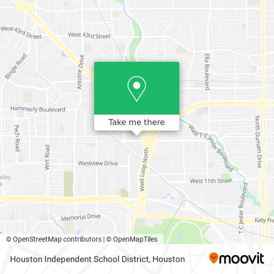 Houston Independent School District map