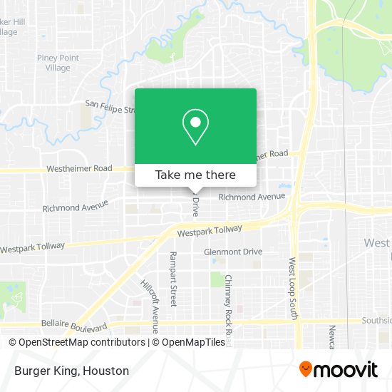 Burger King map