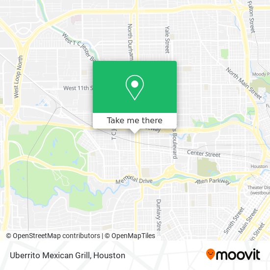 Mapa de Uberrito Mexican Grill