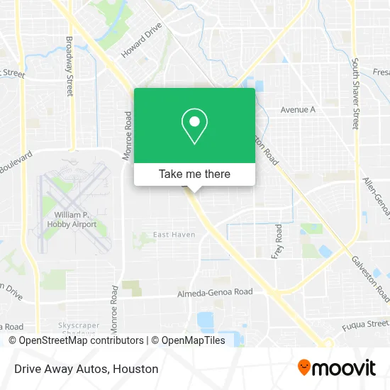 Drive Away Autos map