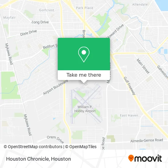 Houston Chronicle map