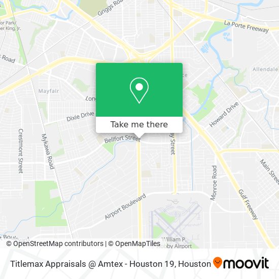 Mapa de Titlemax Appraisals @ Amtex - Houston 19