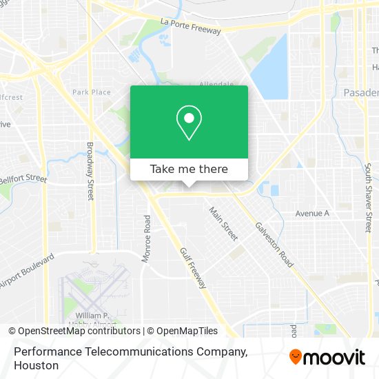 Performance Telecommunications Company map