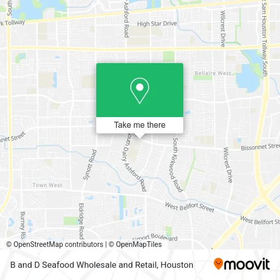 Mapa de B and D Seafood Wholesale and Retail