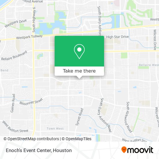 Enoch's Event Center map
