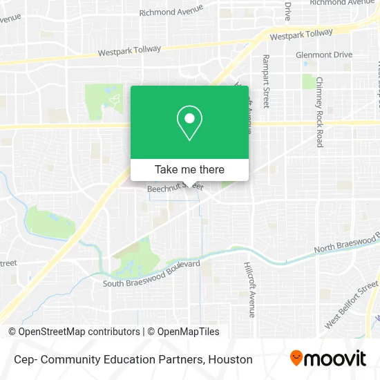 Cep- Community Education Partners map