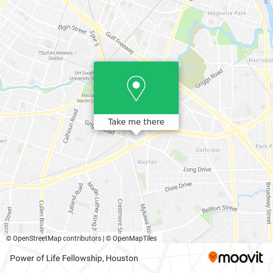 Power of Life Fellowship map