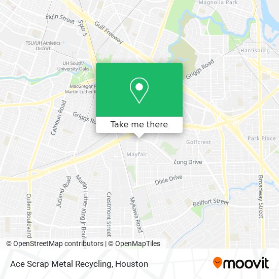 Ace Scrap Metal Recycling map