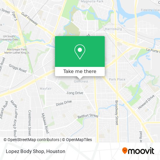 Lopez Body Shop map