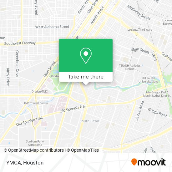 YMCA map