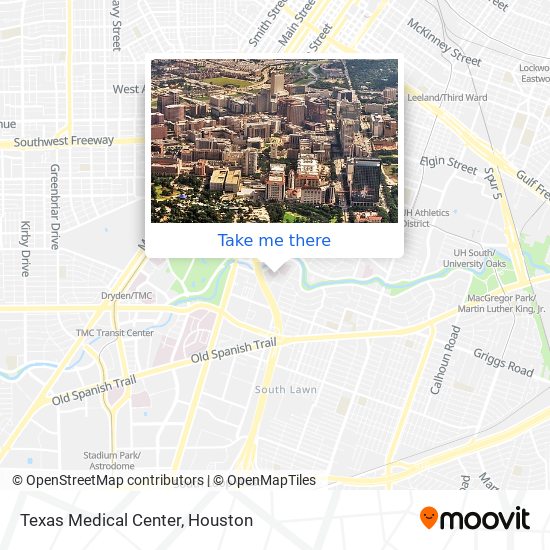 Texas Medical Center map